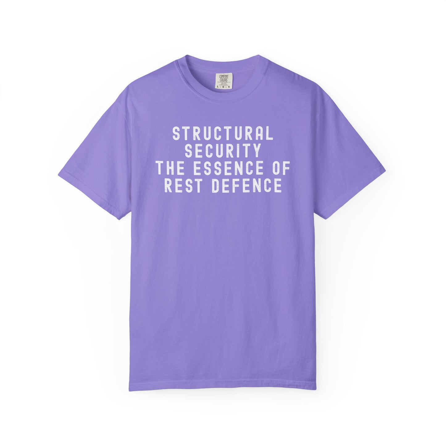 Structural Security: The Essence of Rest Defence T-Shirt