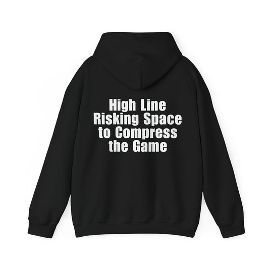 High Line Risking Space to Compress the Game Hoodie