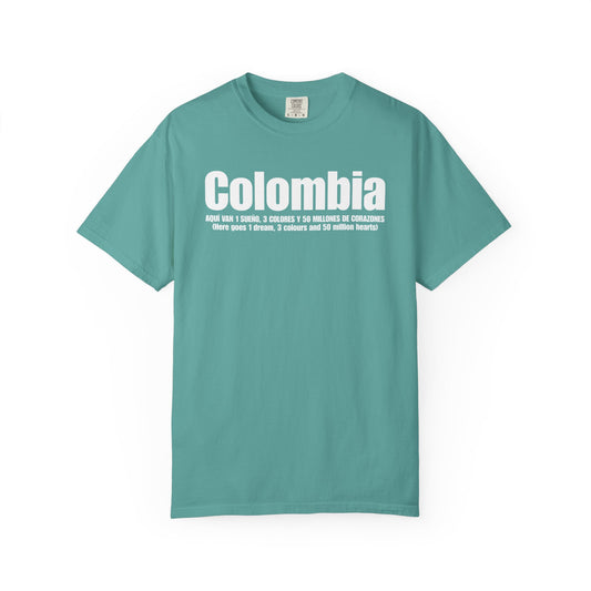 Colombia - 1 Dream, 3 Colours, 50 Million Hearts T‑Shirt
