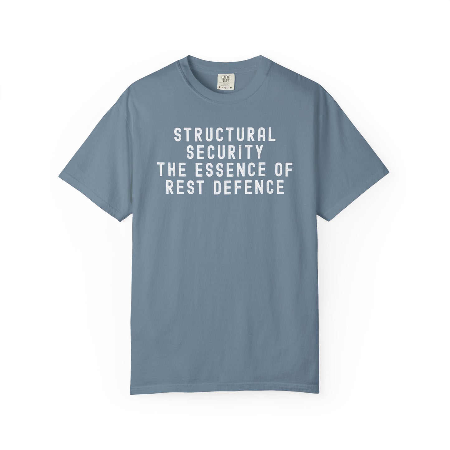 Structural Security: The Essence of Rest Defence T-Shirt