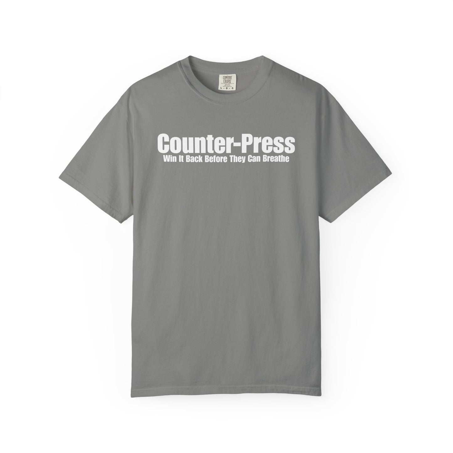 Counter-Press - Win It Back Before They Can Breathe T-Shirt