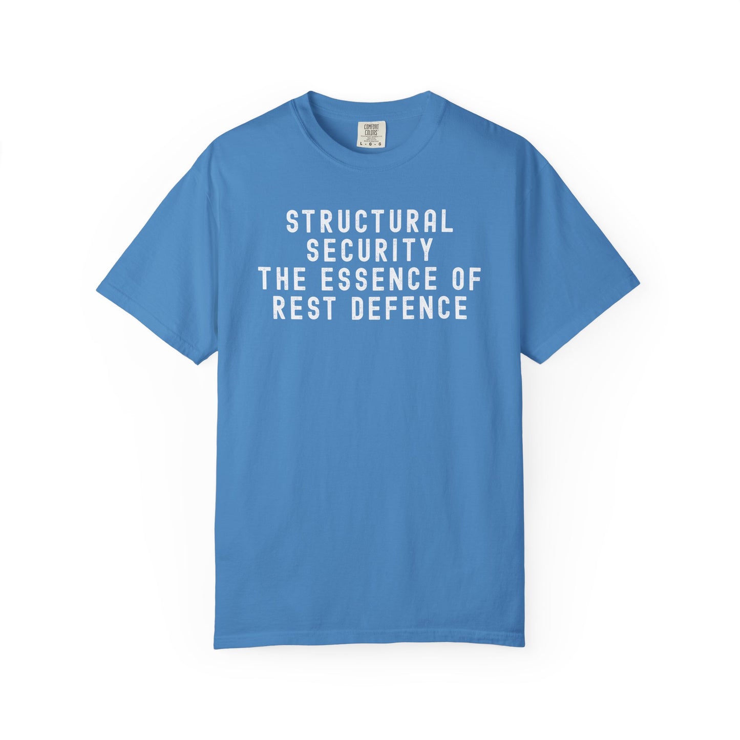 Structural Security: The Essence of Rest Defence T-Shirt