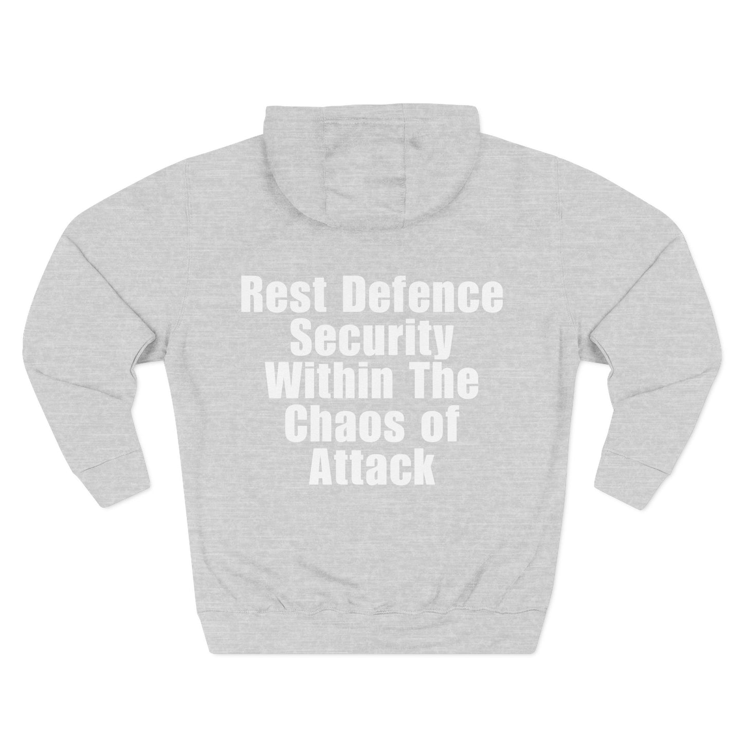 Rest Defence Security Within The Chaos of Attack Hoodie