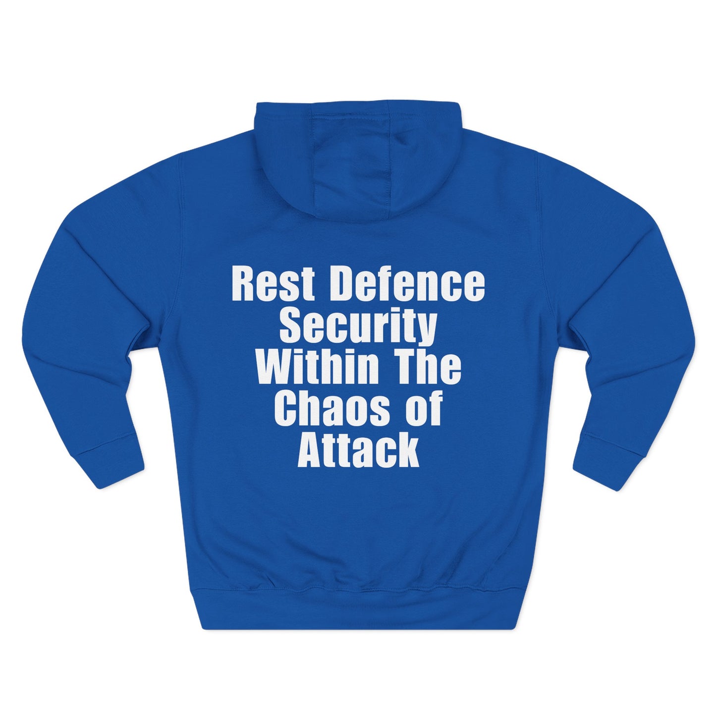 Rest Defence Security Within The Chaos of Attack Hoodie