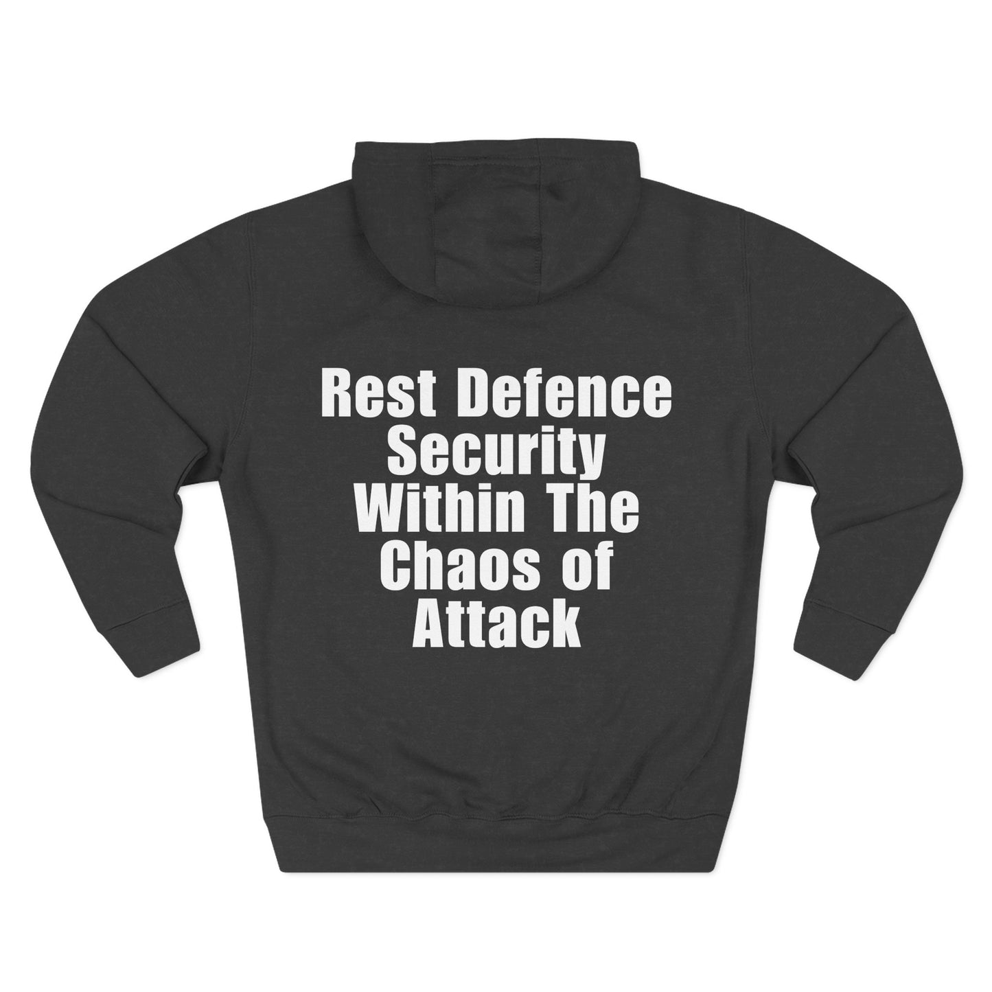 Rest Defence Security Within The Chaos of Attack Hoodie