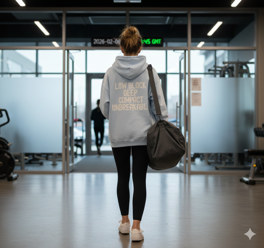 Low Block Deep Compact Unbreakable Hoodie