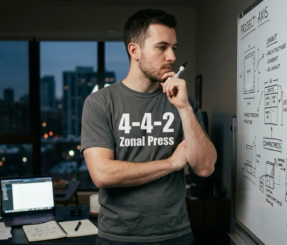 4-4-2 Zonal Press T-Shirt
