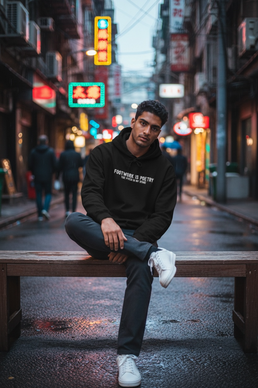 Footwork Is Poetry - The Pitch Is My Stage Hoodie